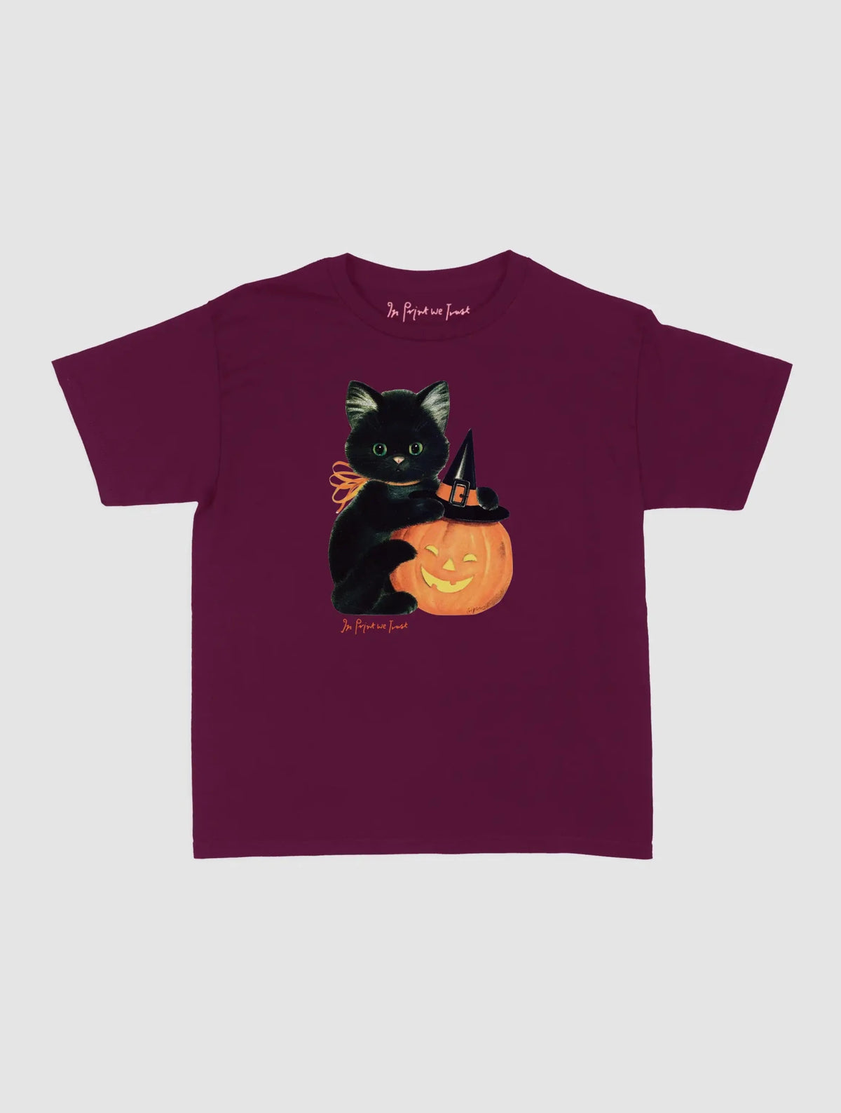 kitty baby tee - In Print We Trust