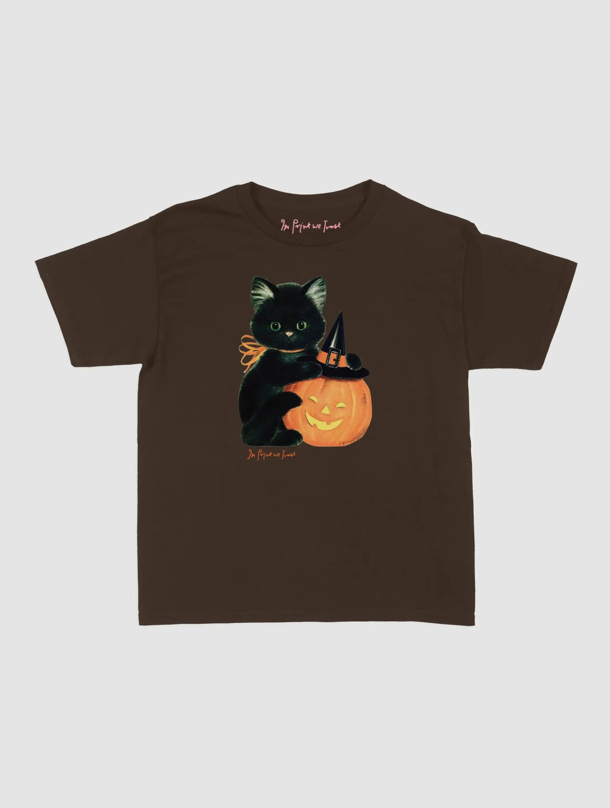 kitty baby tee - In Print We Trust