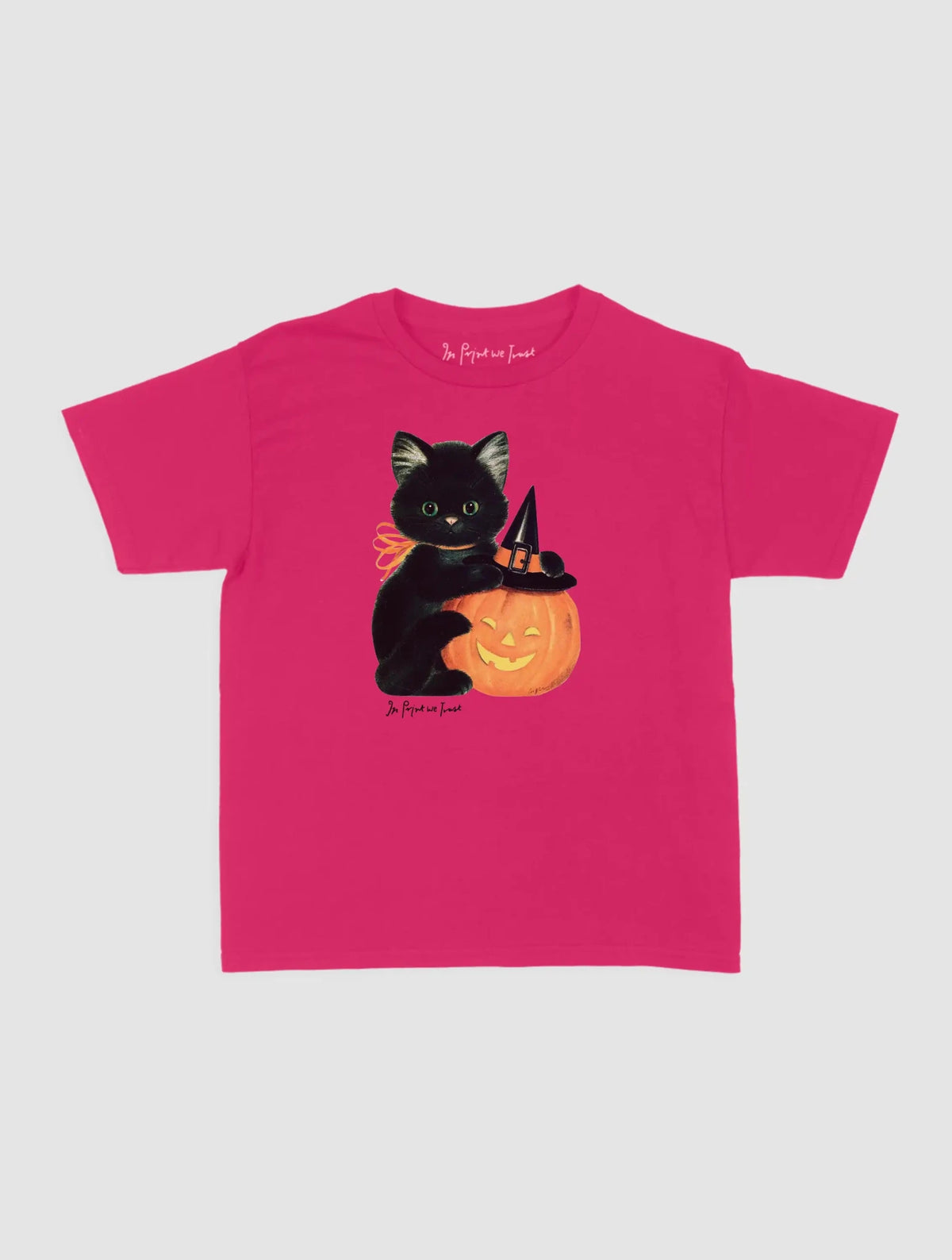 kitty baby tee - In Print We Trust
