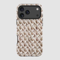 knit tough iPhone case - In Print We Trust