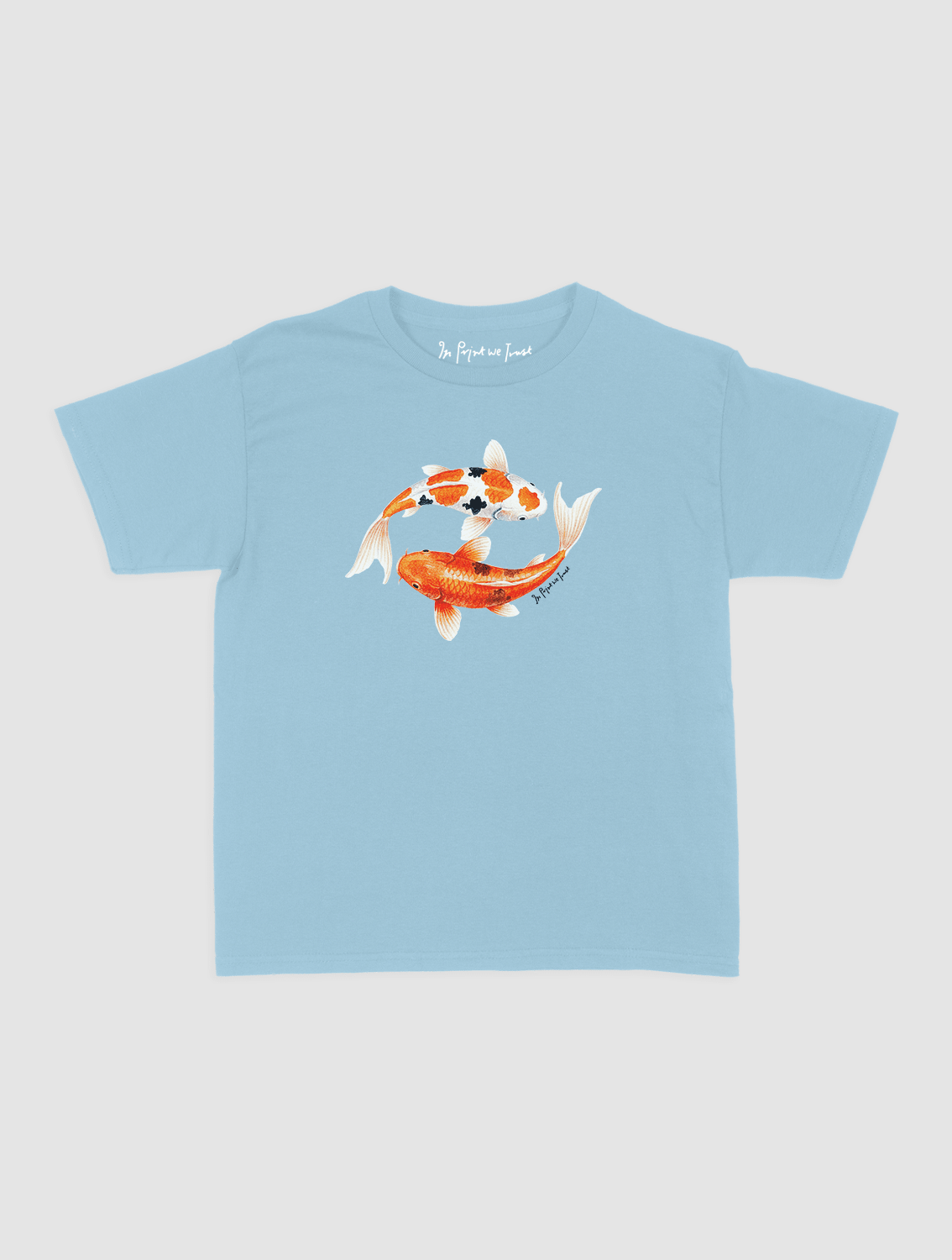 koi fish baby tee - In Print We Trust