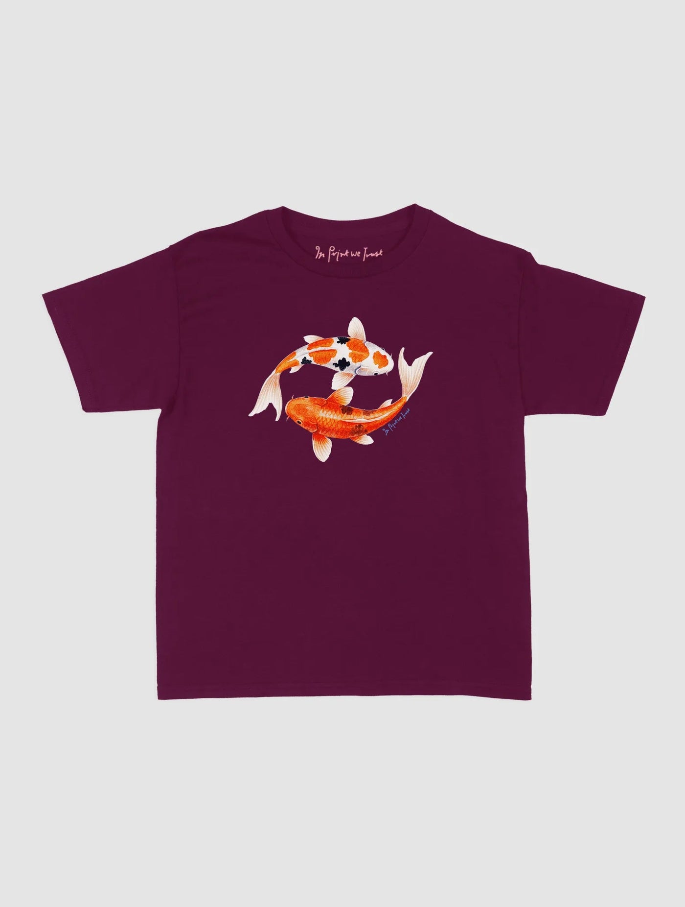 koi fish baby tee - In Print We Trust