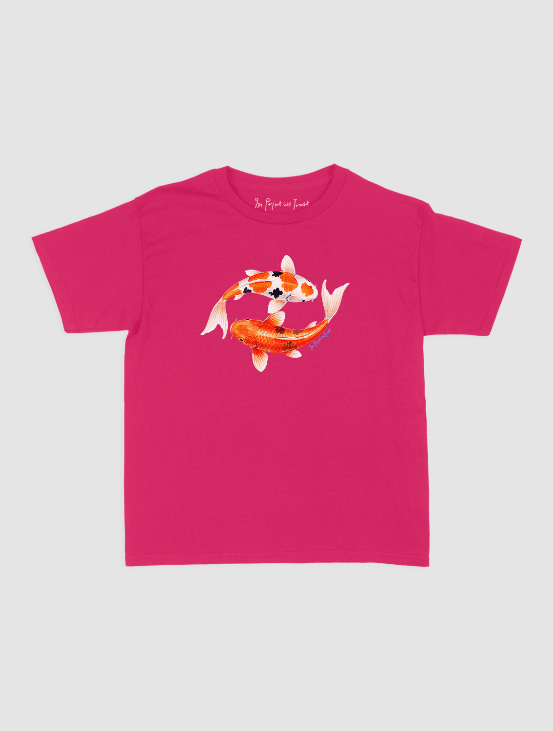 koi fish baby tee - In Print We Trust