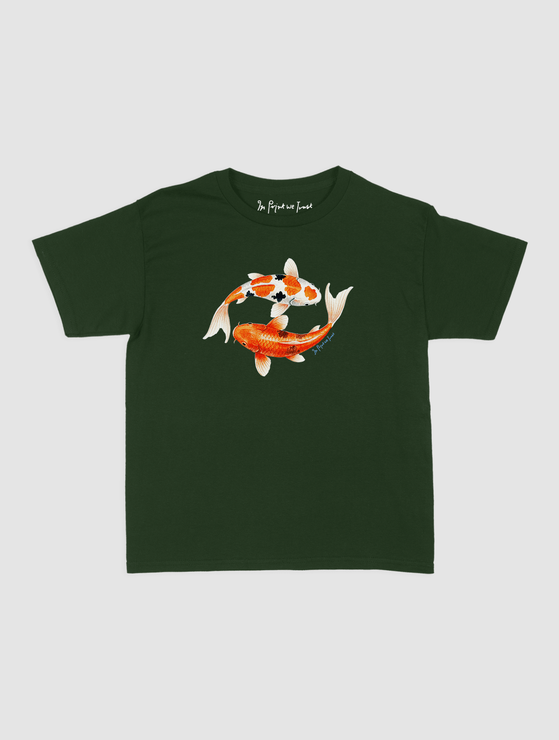 koi fish baby tee - In Print We Trust