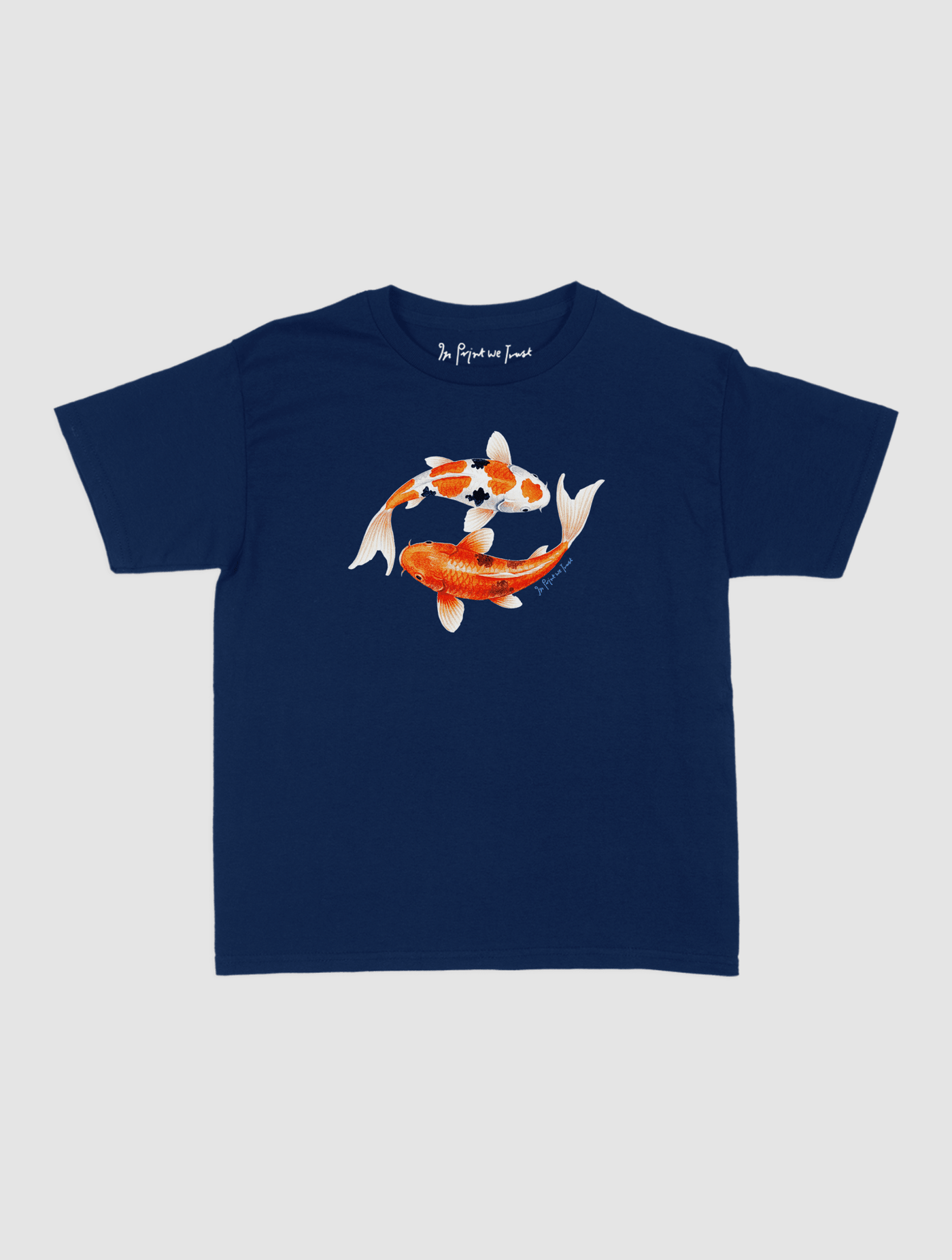 koi fish baby tee - In Print We Trust