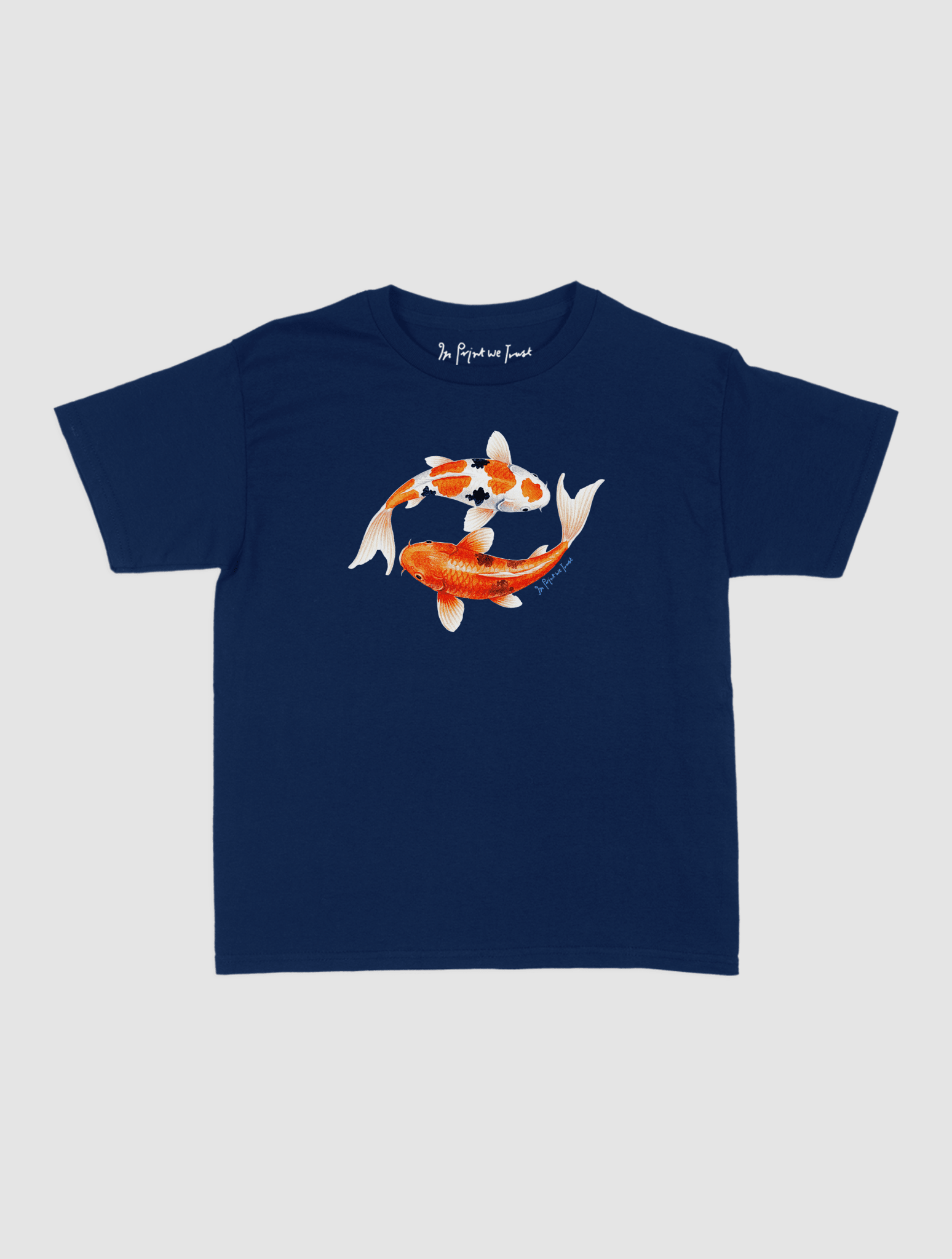 koi fish baby tee - In Print We Trust