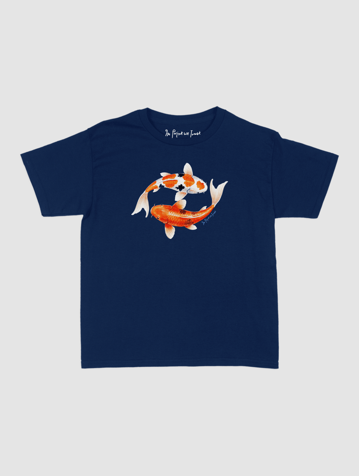 koi fish baby tee - In Print We Trust