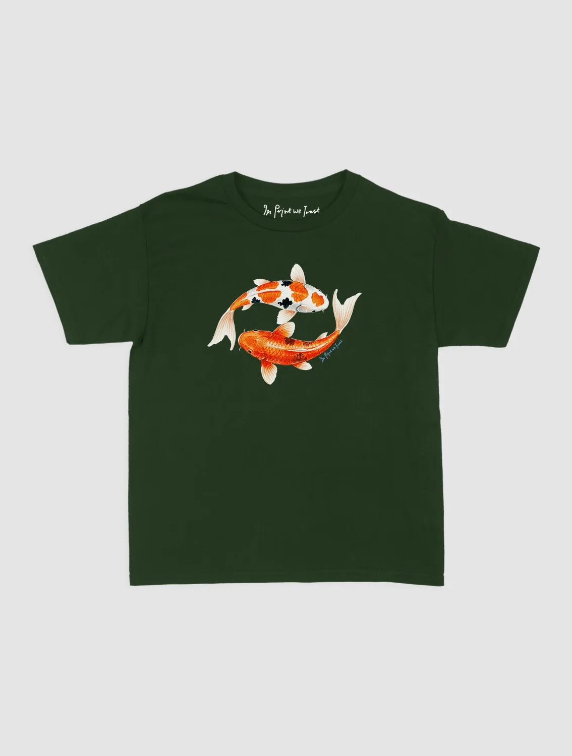 koi fish baby tee - In Print We Trust