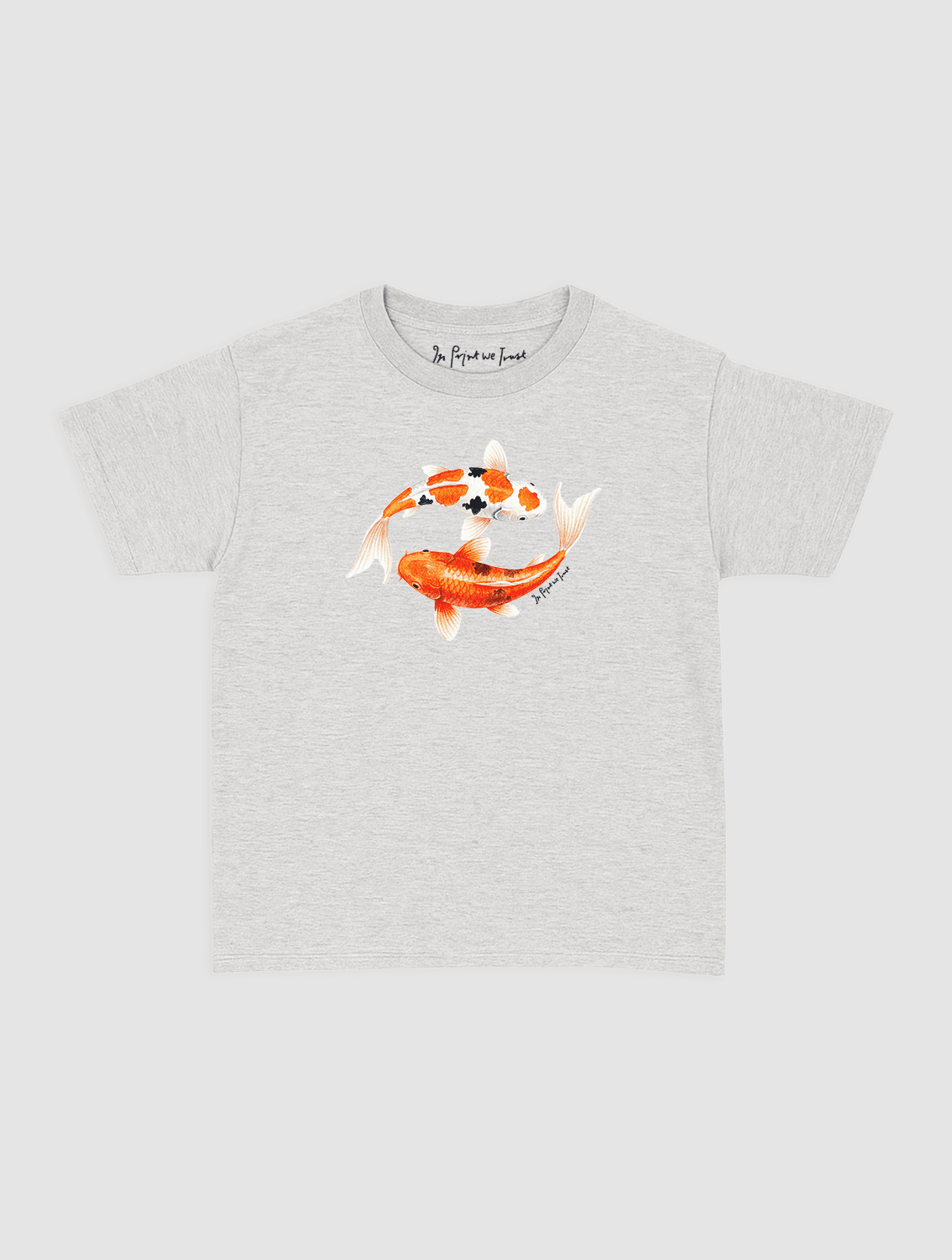 koi fish baby tee - In Print We Trust