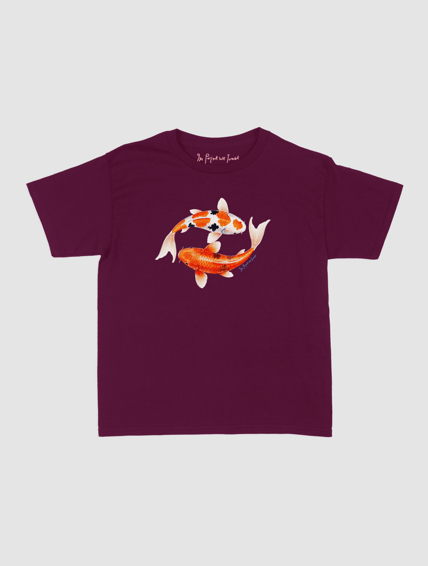 koi fish baby tee - In Print We Trust