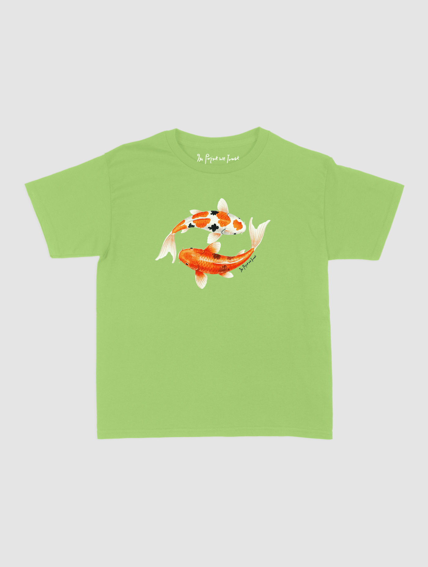 koi fish baby tee - In Print We Trust