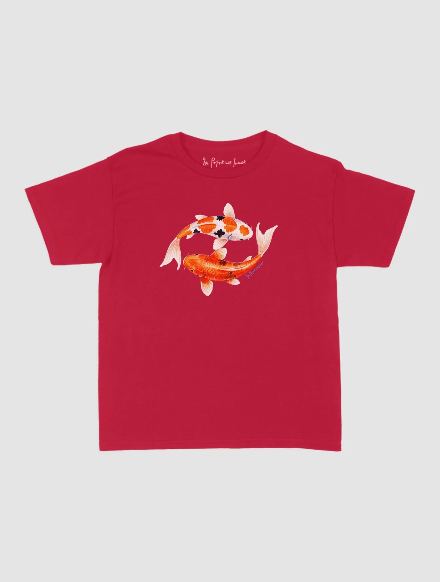 koi fish baby tee - In Print We Trust