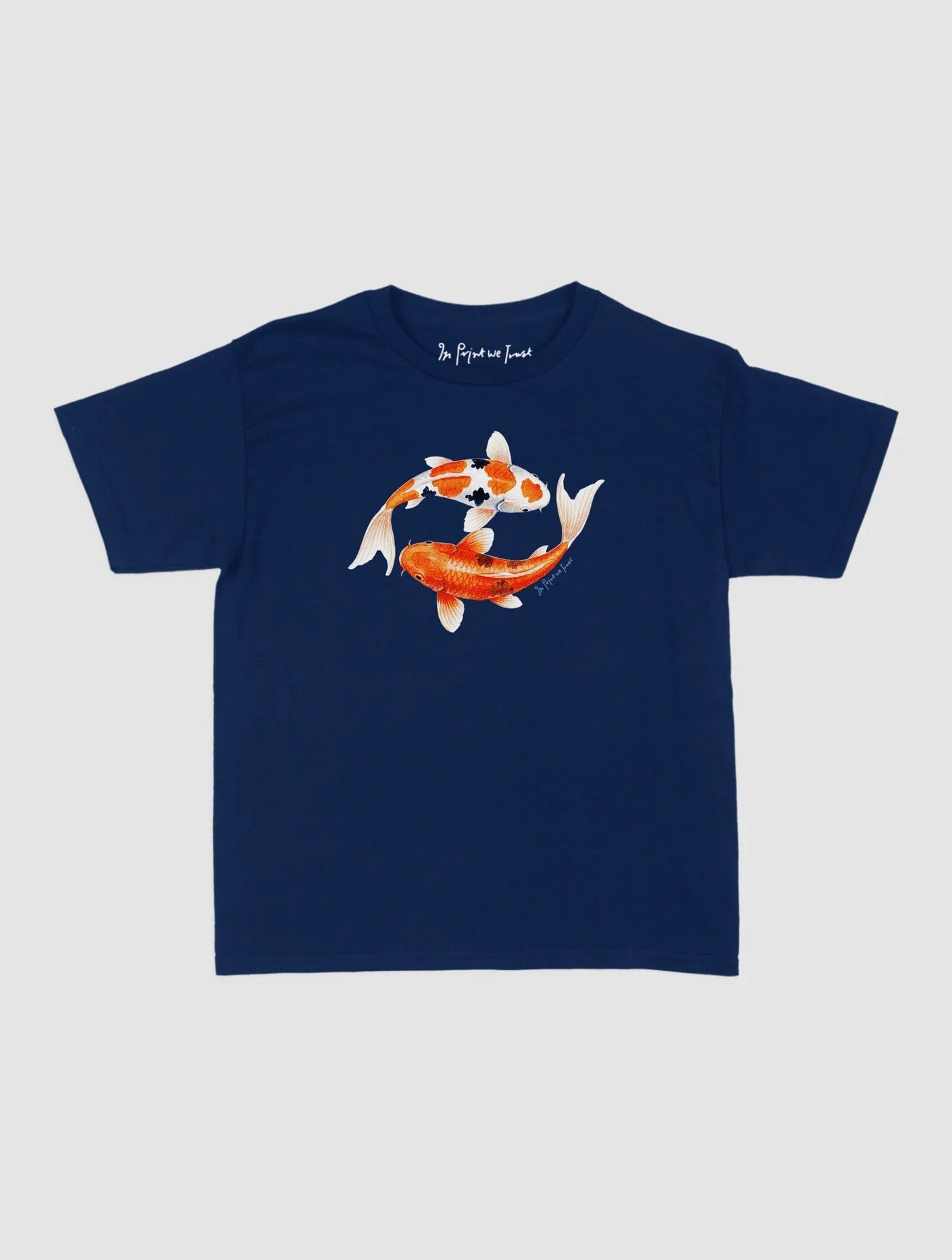koi fish baby tee - In Print We Trust
