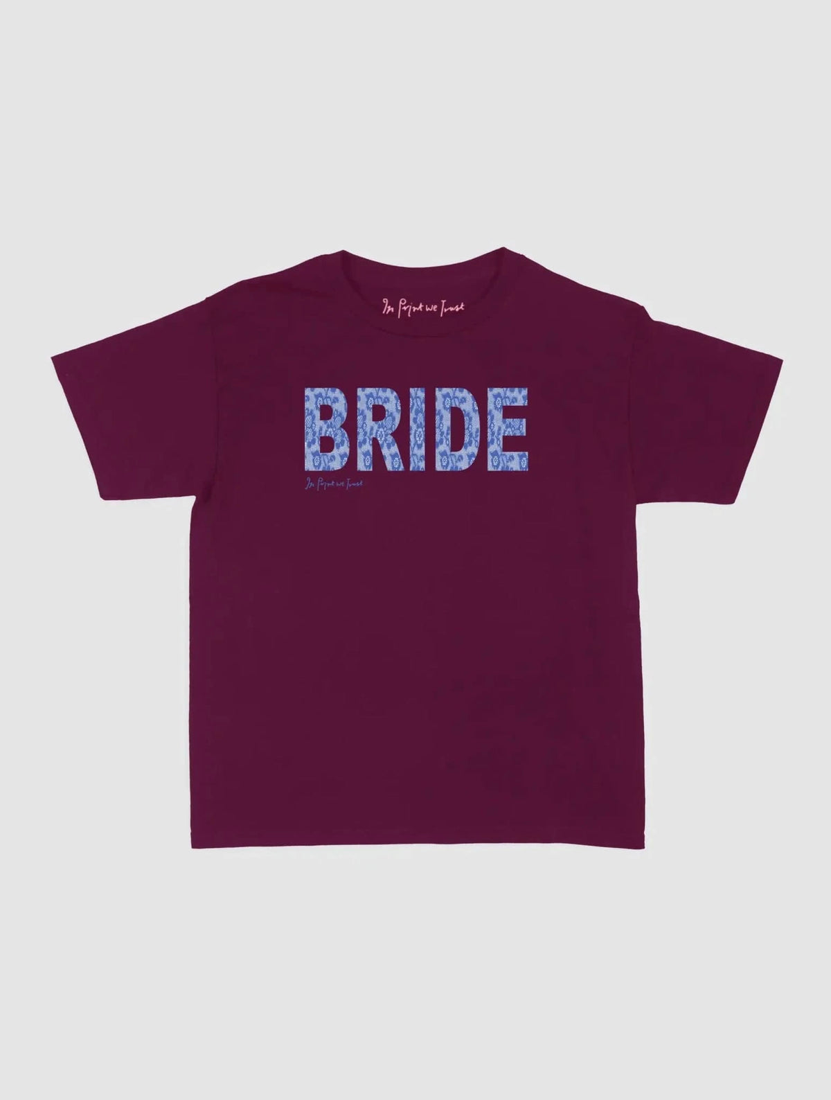 lace bride baby tee - In Print We Trust