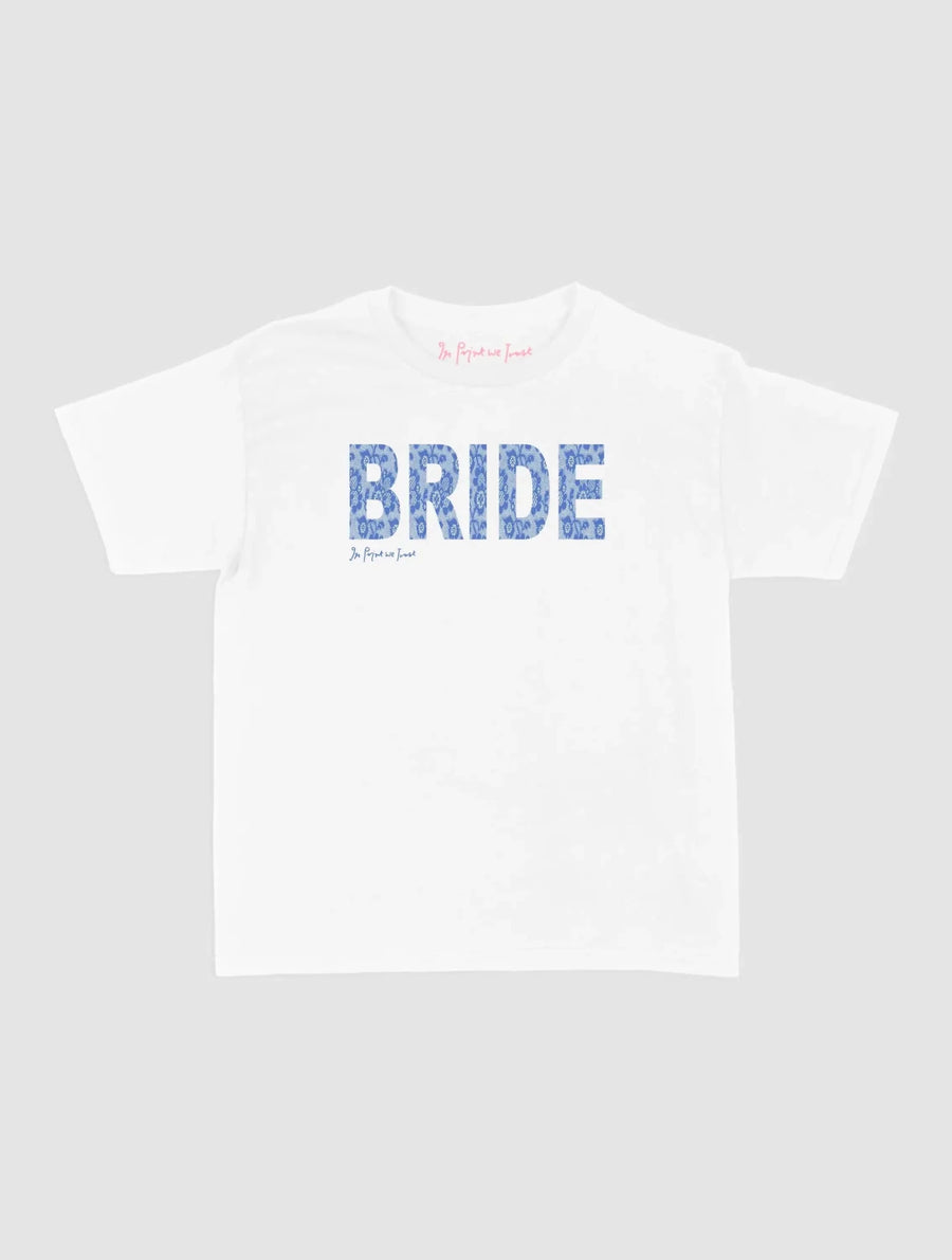 lace bride baby tee - In Print We Trust