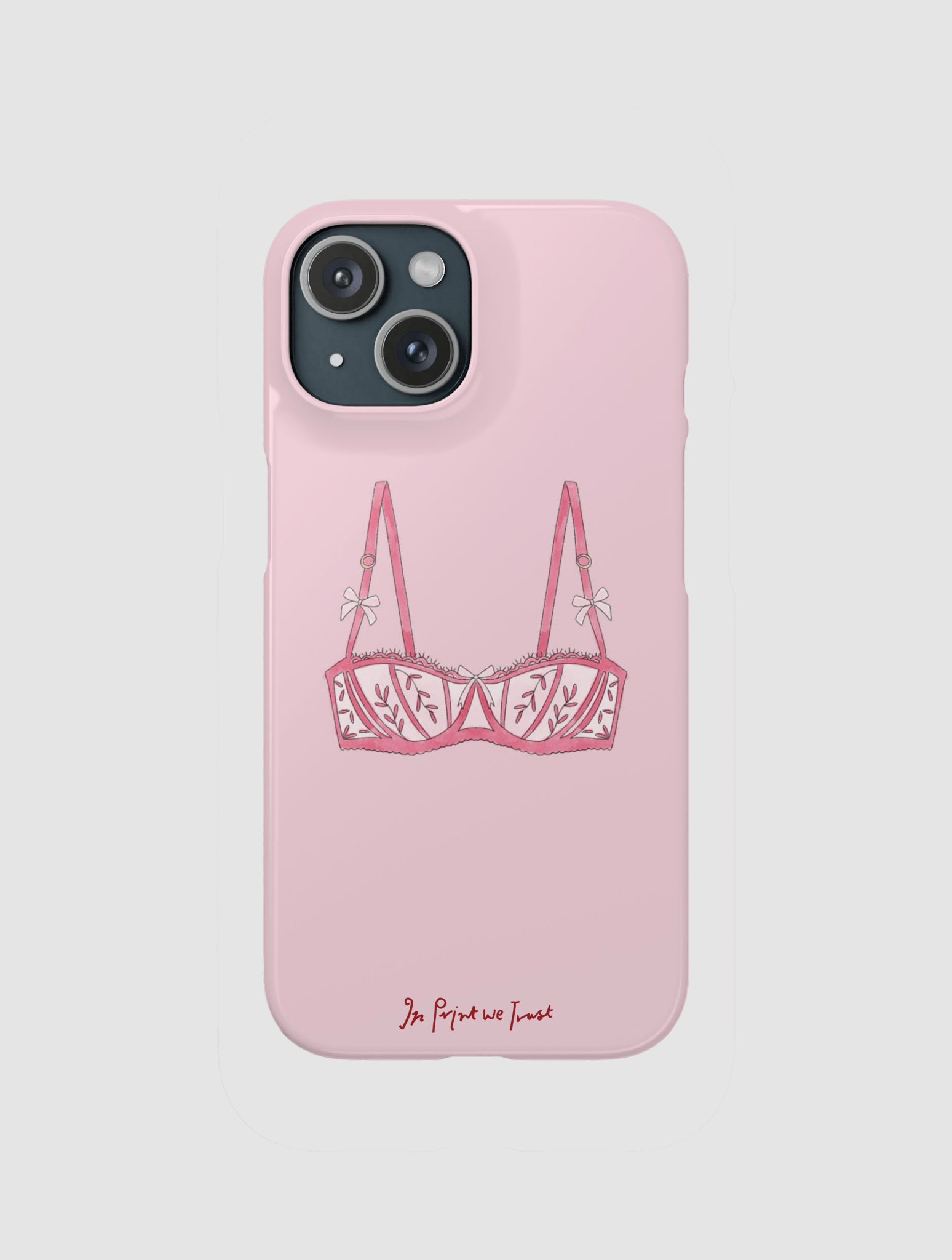 lacy iPhone case - In Print We Trust