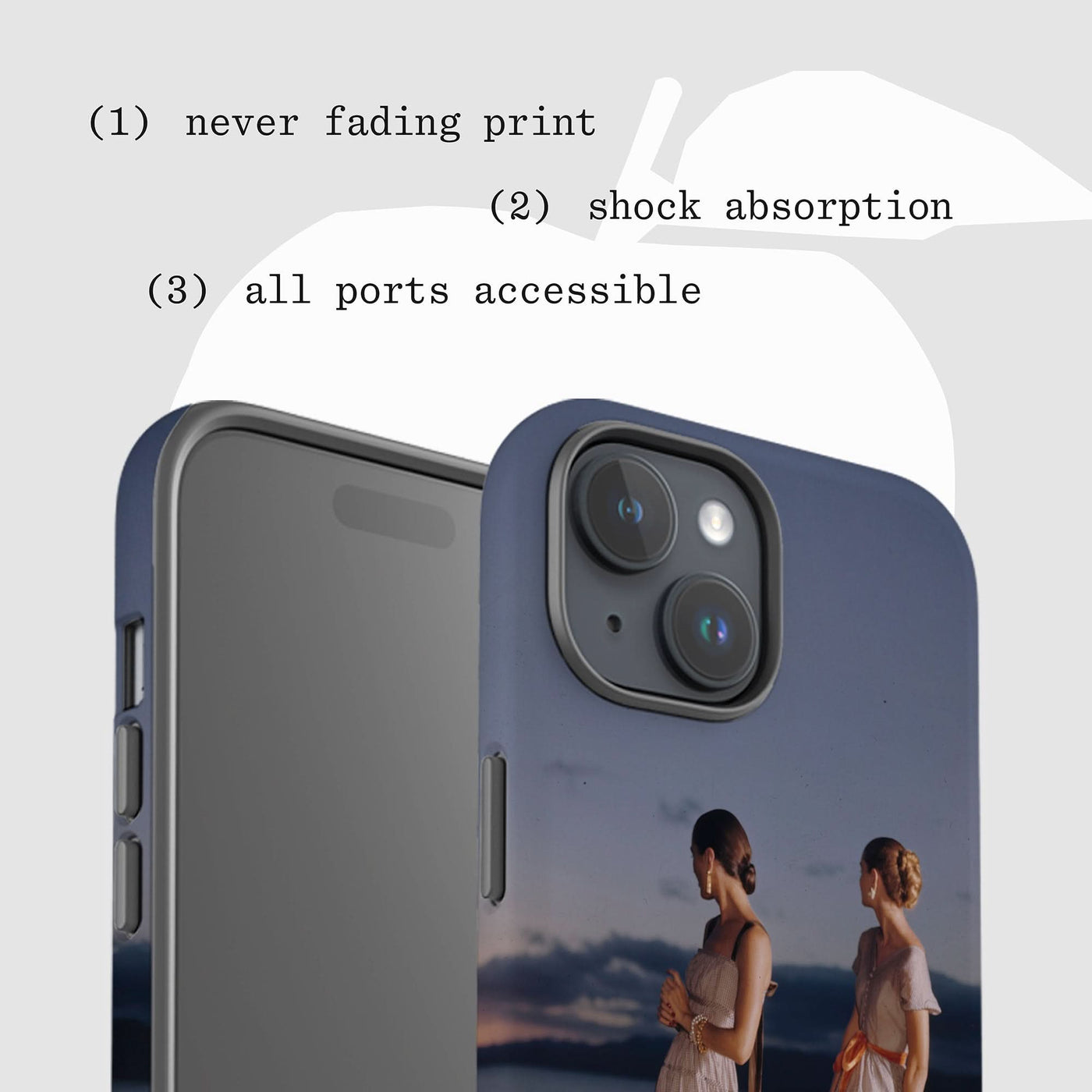 ladies tough iPhone case - In Print We Trust