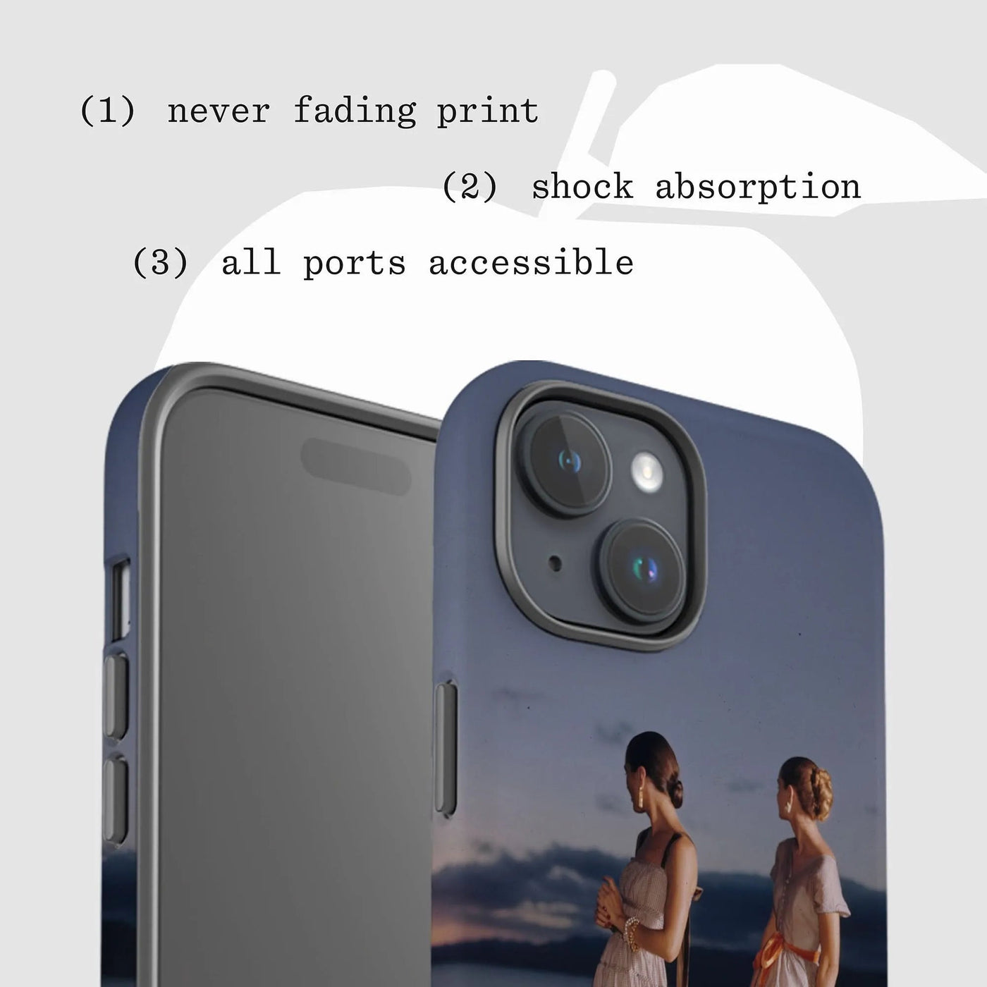 ladies tough iPhone case - In Print We Trust