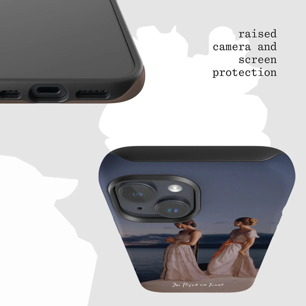 ladies tough iPhone case - In Print We Trust
