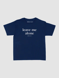 leave me alone baby tee - In Print We Trust