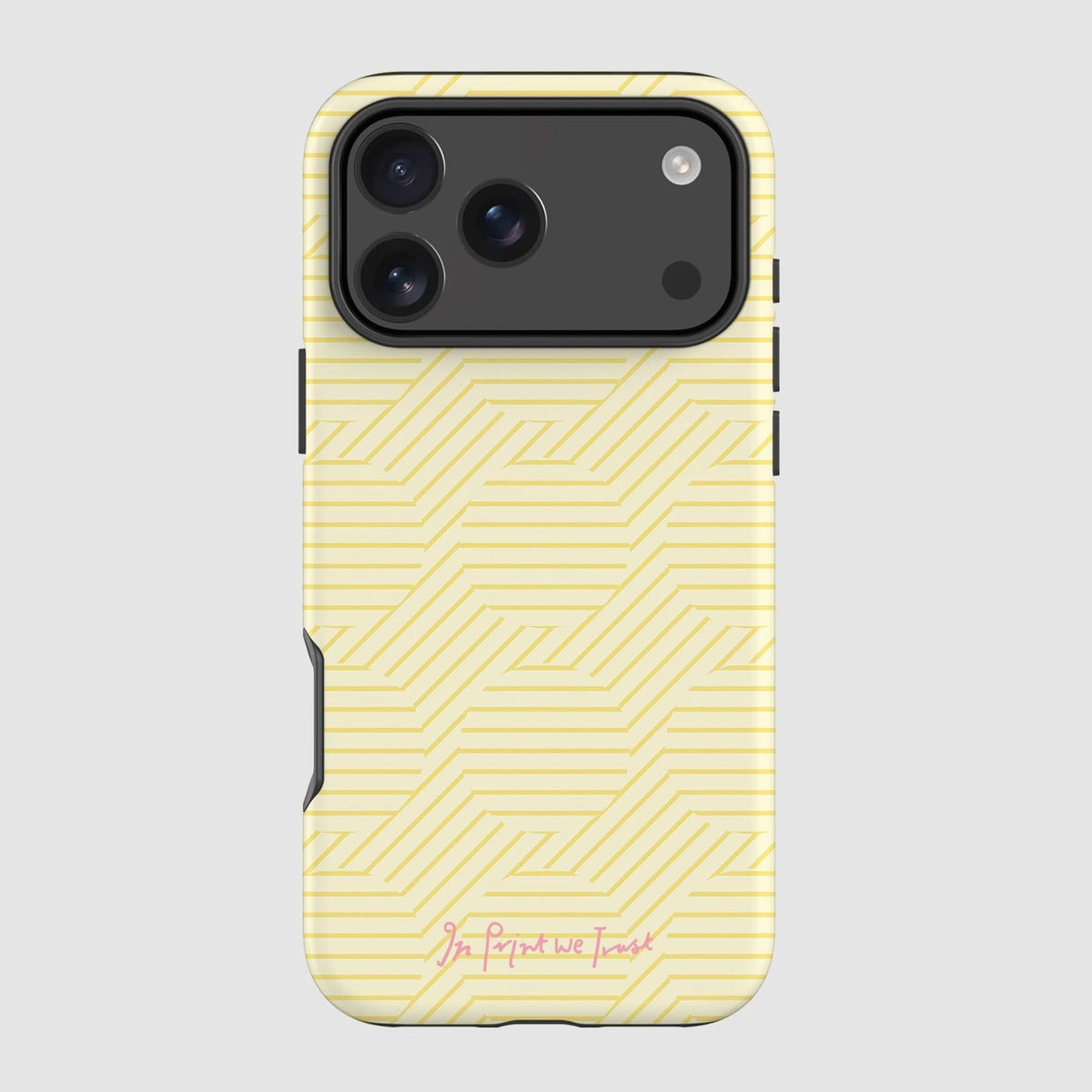 lemon tough iPhone case - In Print We Trust