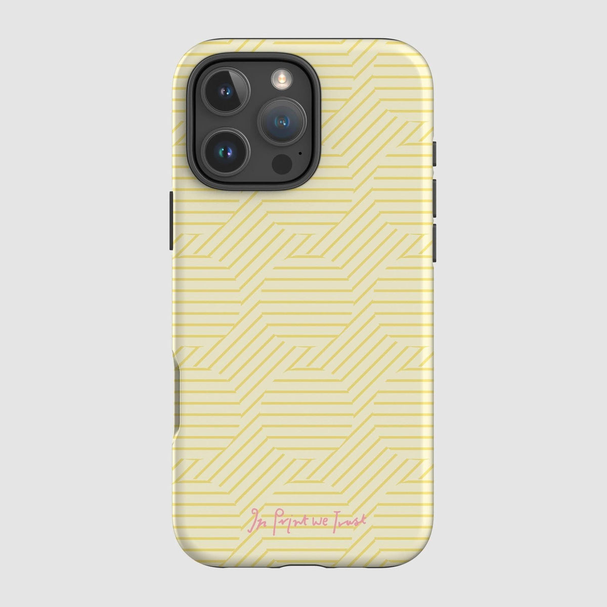 lemon tough iPhone case - In Print We Trust