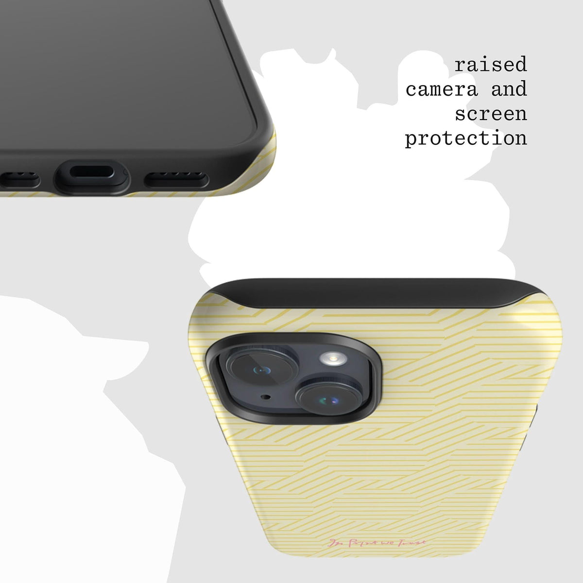 lemon tough iPhone case - In Print We Trust