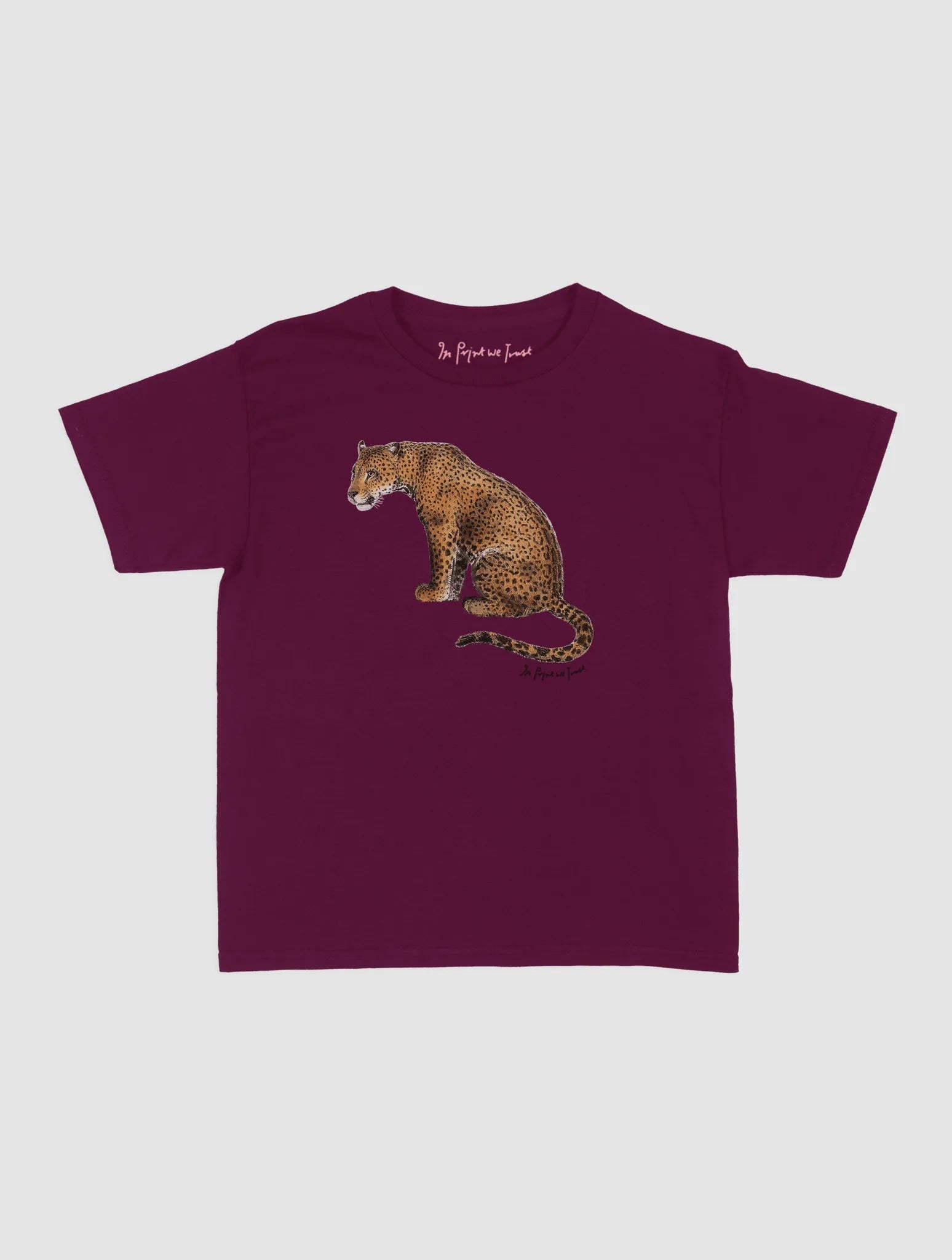 leopard baby tee - In Print We Trust