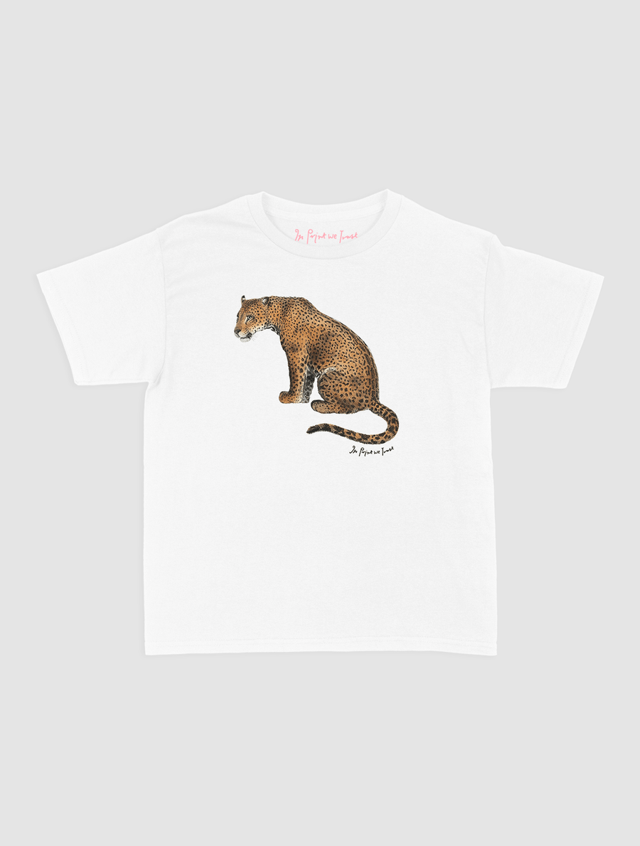leopard baby tee · In Print We Trust