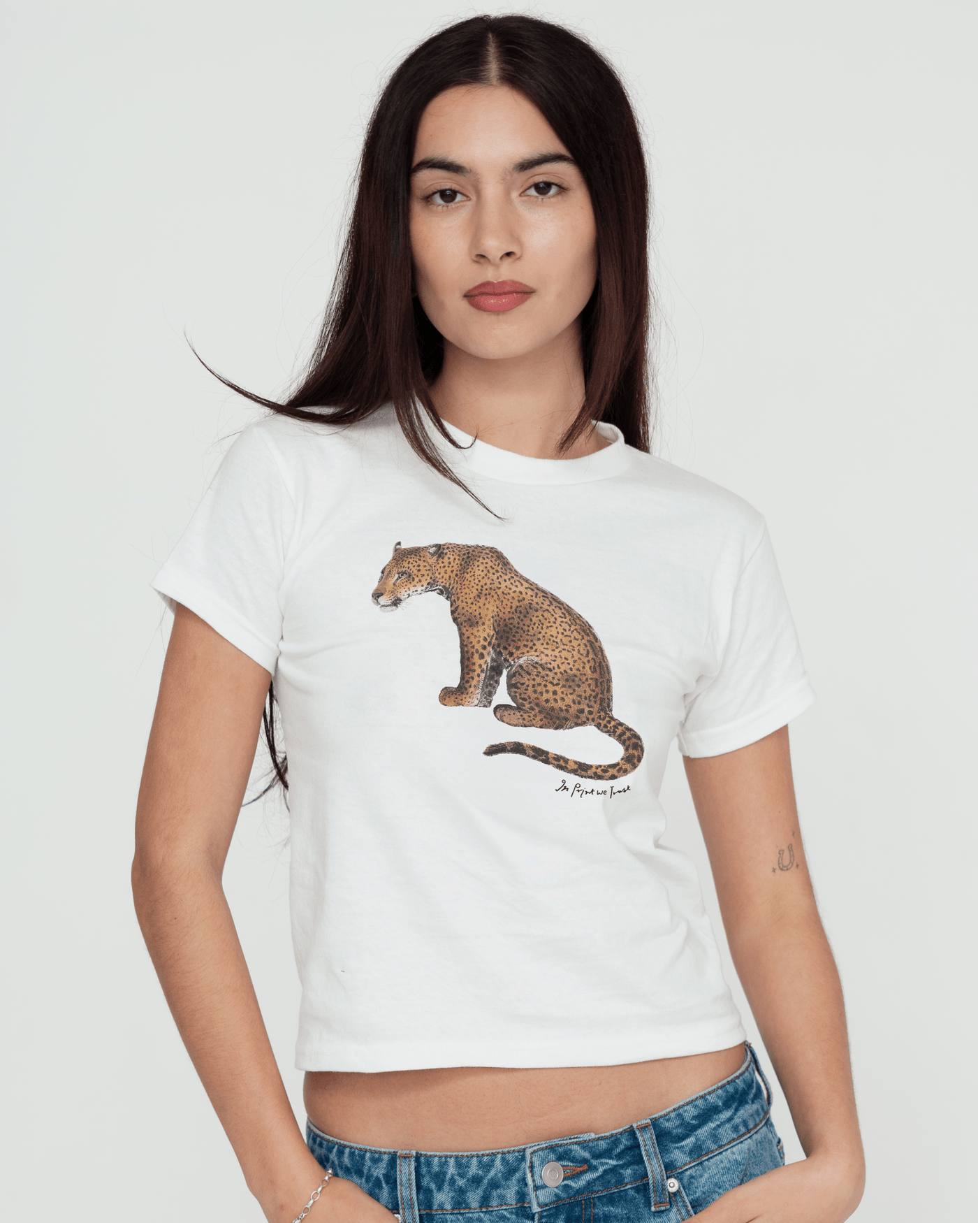 leopard baby tee - In Print We Trust