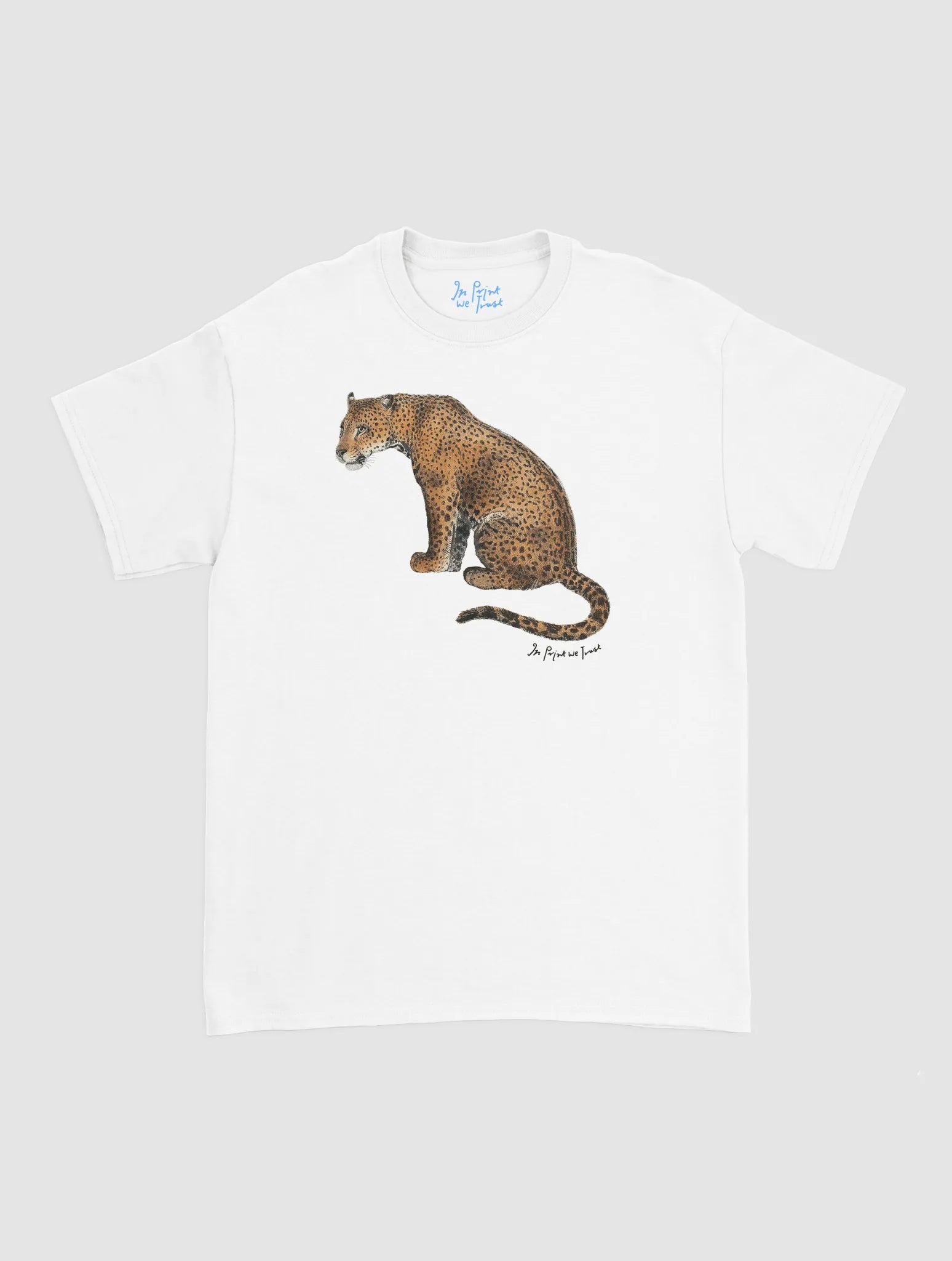 leopard classic tee - In Print We Trust