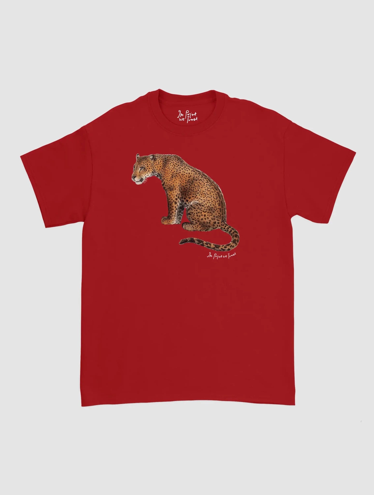 leopard classic tee - In Print We Trust