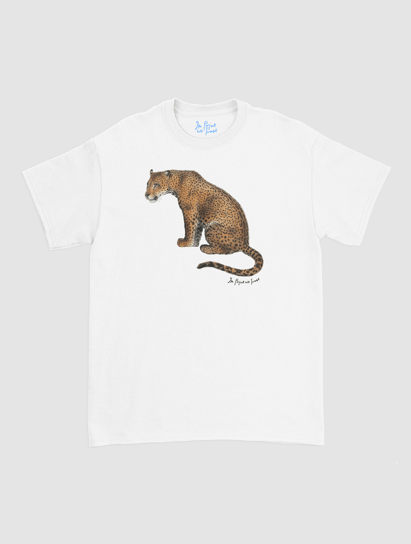 leopard classic tee - In Print We Trust