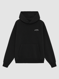 letterpress black hoodie - In Print We Trust
