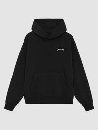 letterpress black hoodie - In Print We Trust