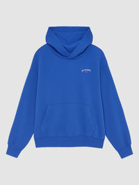 letterpress blue hoodie - In Print We Trust
