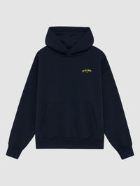 letterpress navy hoodie - In Print We Trust