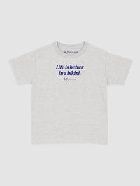 life is better baby tee - In Print We Trust