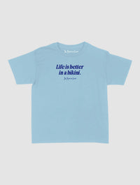 life is better baby tee - In Print We Trust