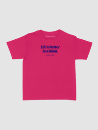 life is better baby tee - In Print We Trust