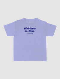 life is better baby tee - In Print We Trust