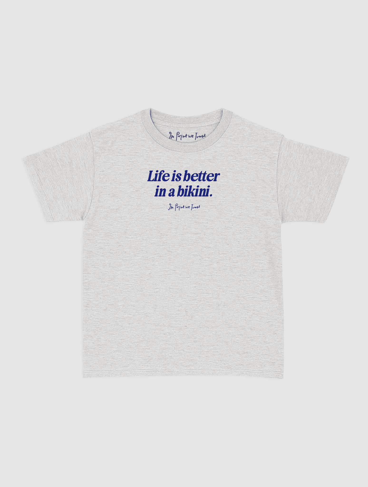 life is better baby tee - In Print We Trust