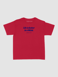 life is better baby tee - In Print We Trust