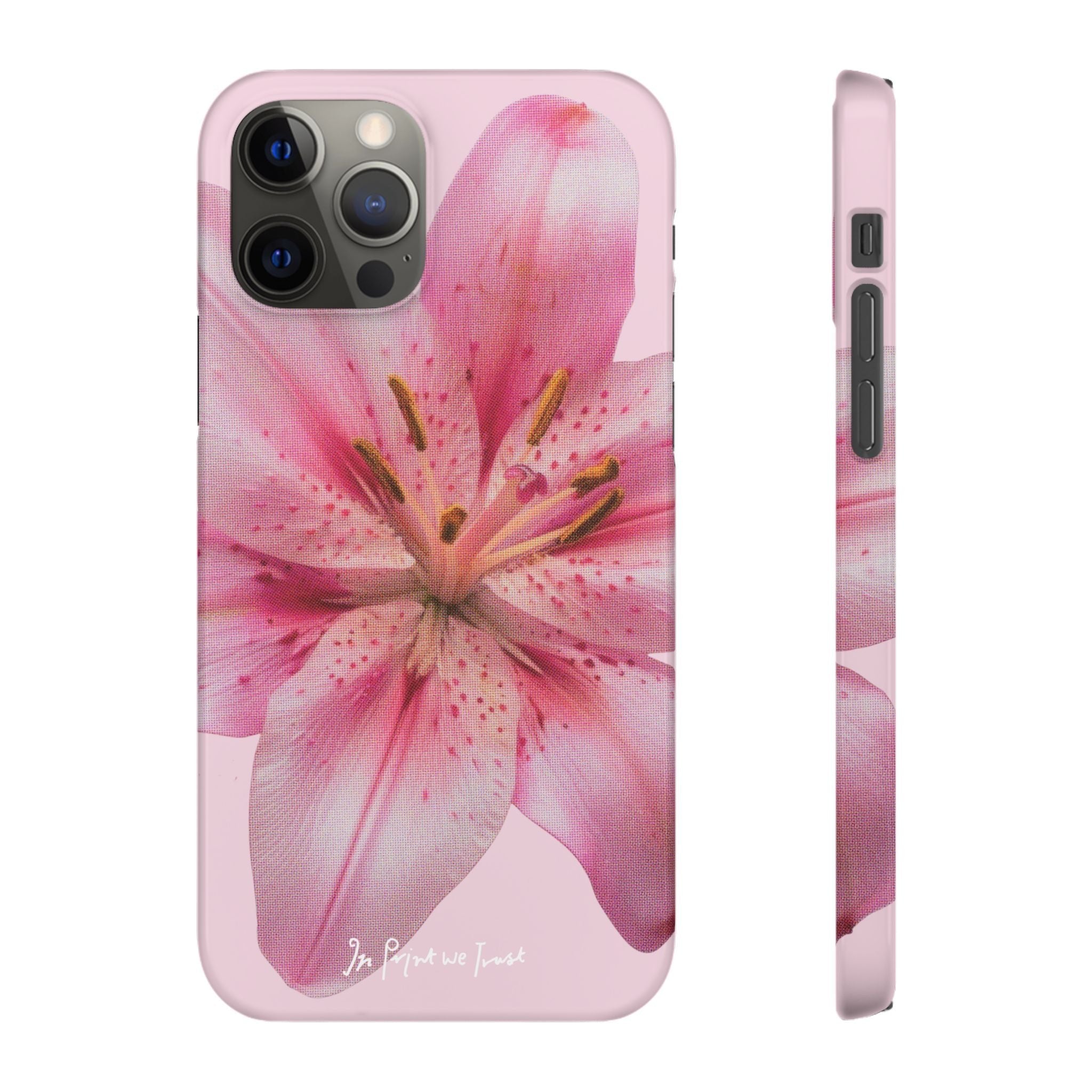 lily iPhone case - In Print We Trust