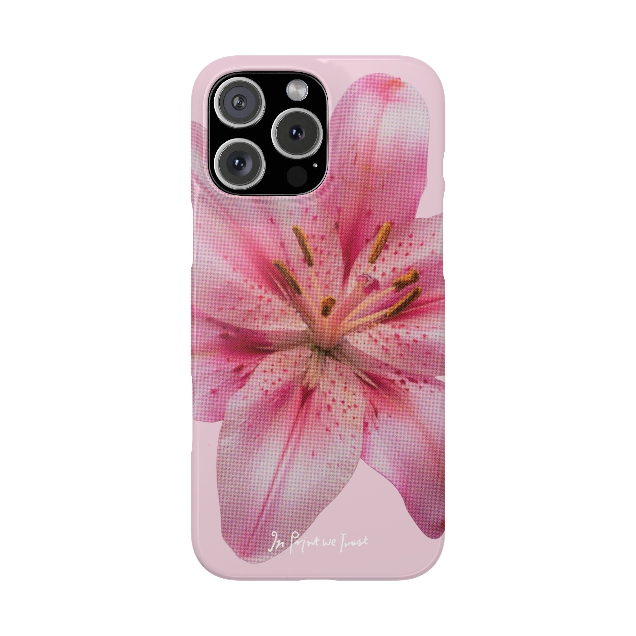 lily iPhone case - In Print We Trust