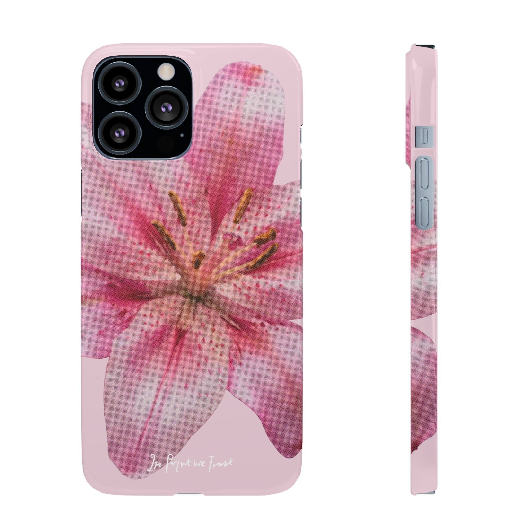 lily iPhone case - In Print We Trust