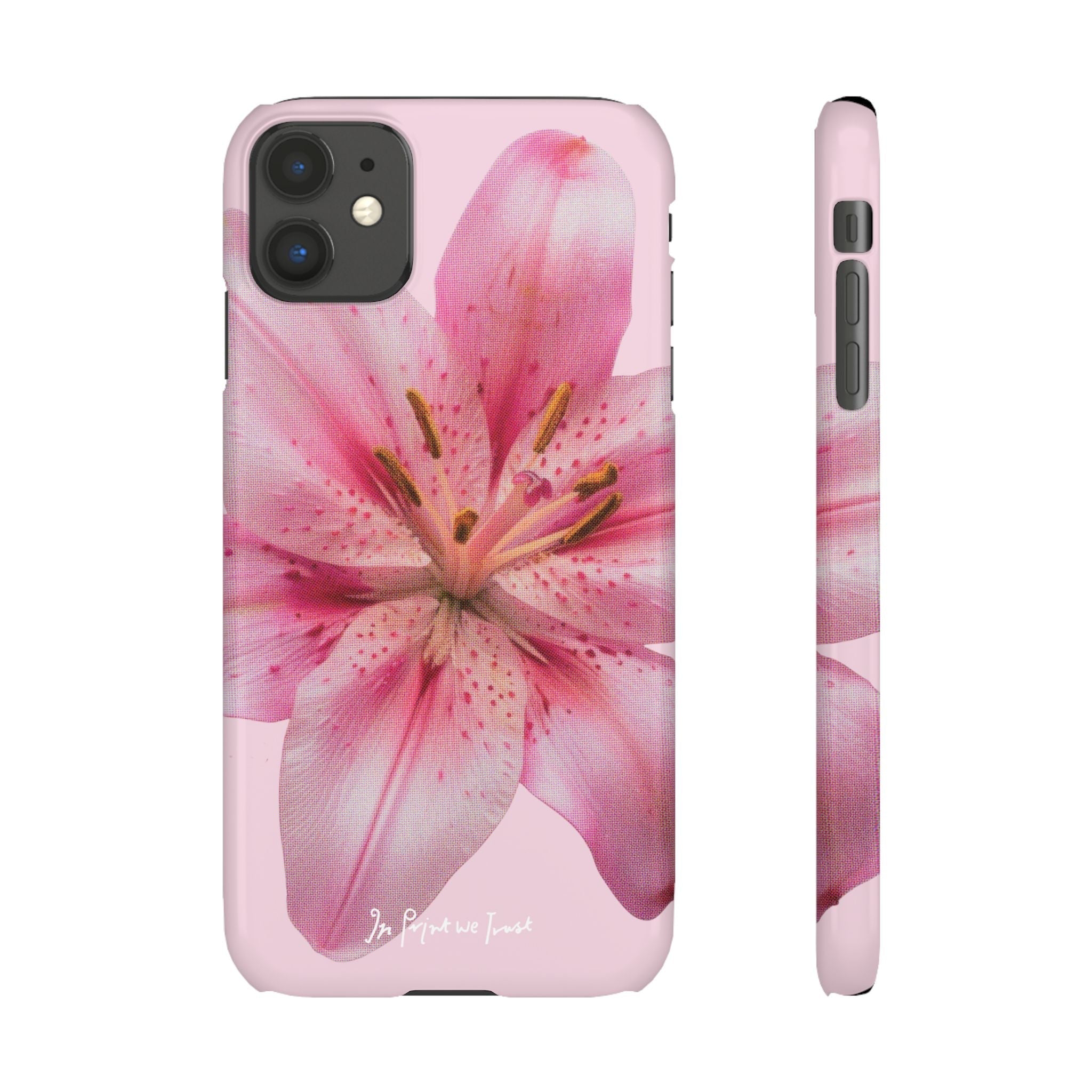 lily iPhone case - In Print We Trust