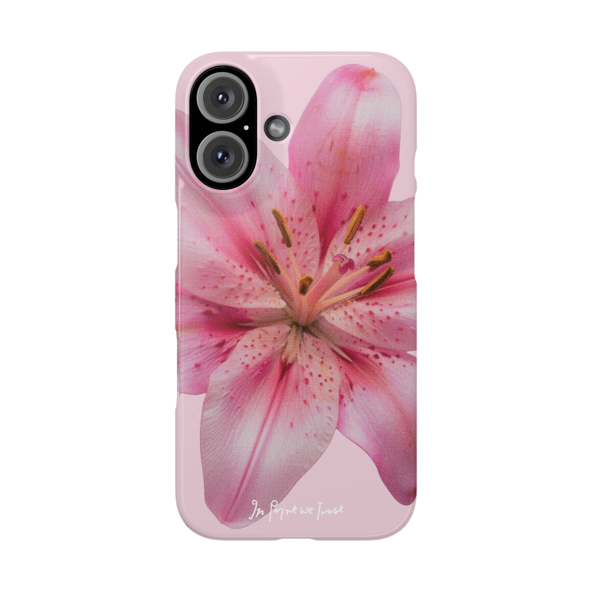 lily iPhone case - In Print We Trust