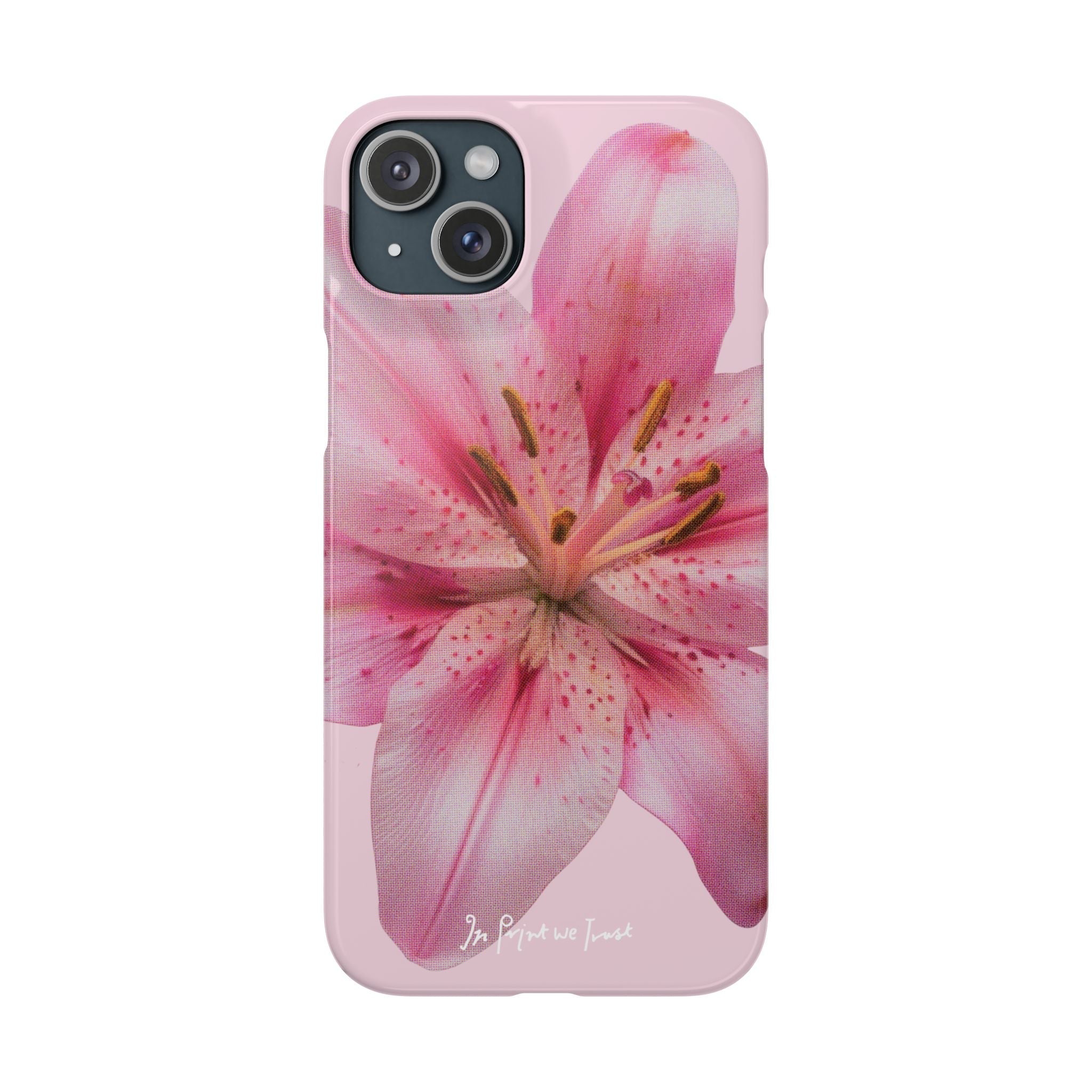 lily iPhone case - In Print We Trust