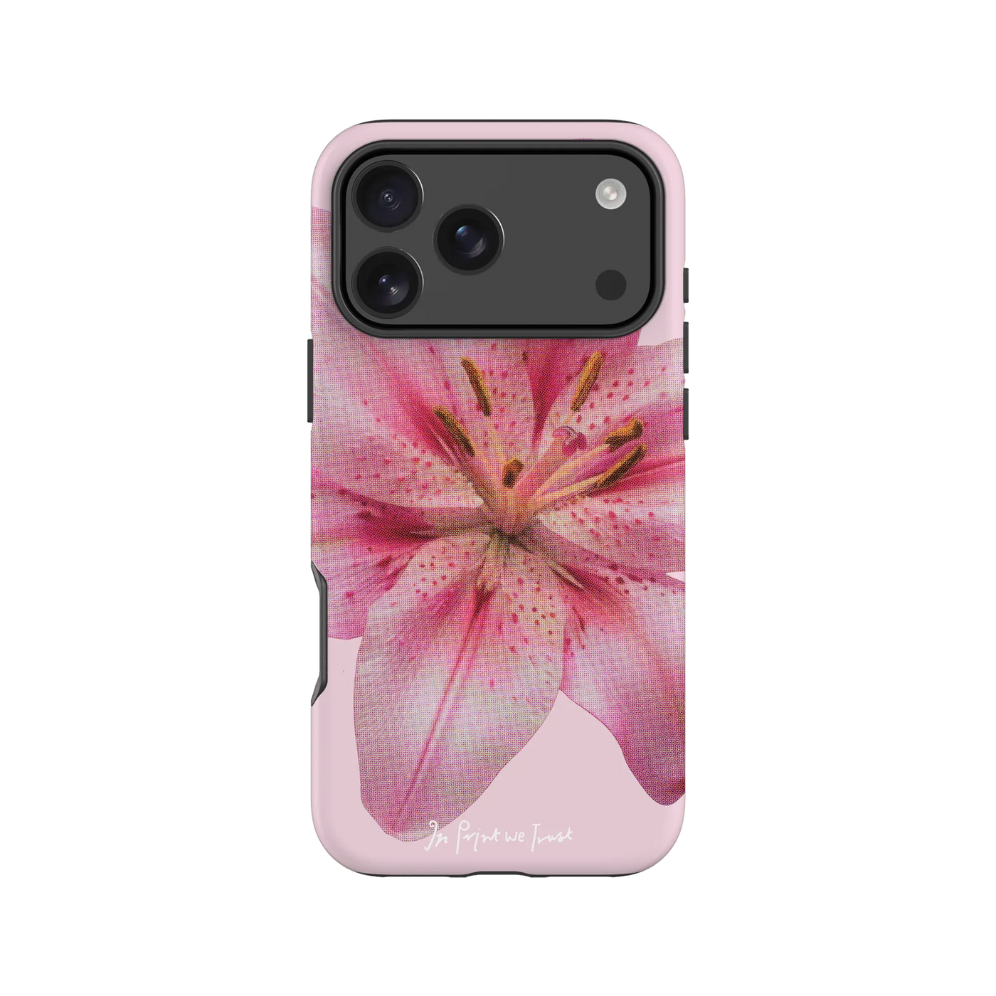 lily tough iPhone case - In Print We Trust